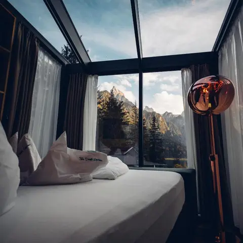 Skyview Chalets am Camping Toblacher See