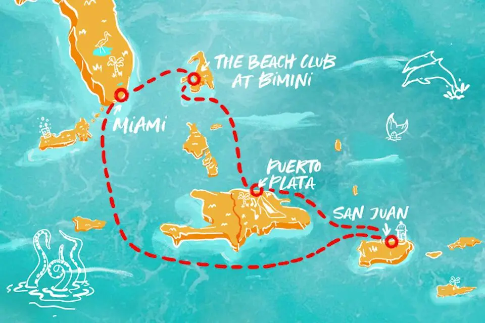 Cruise from Miami to Puerto Rico, DR, & Bimini
