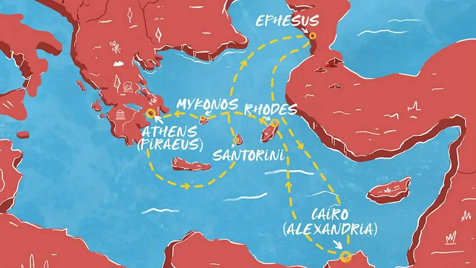 10-Night Greece, Turkey & Cairo Cruise | Athens Roundtrip