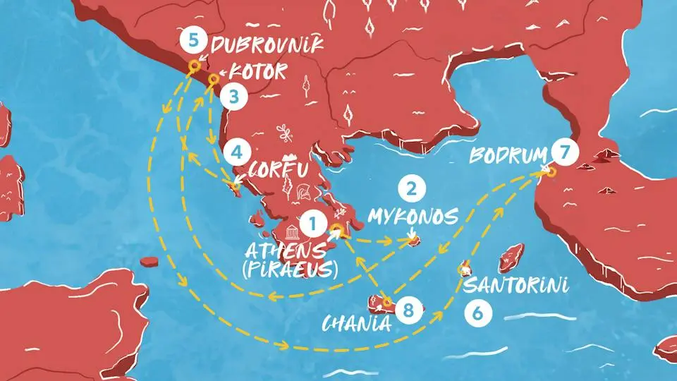 11-Night Greek Isles Cruise | Roundtrip Cruise from Athens