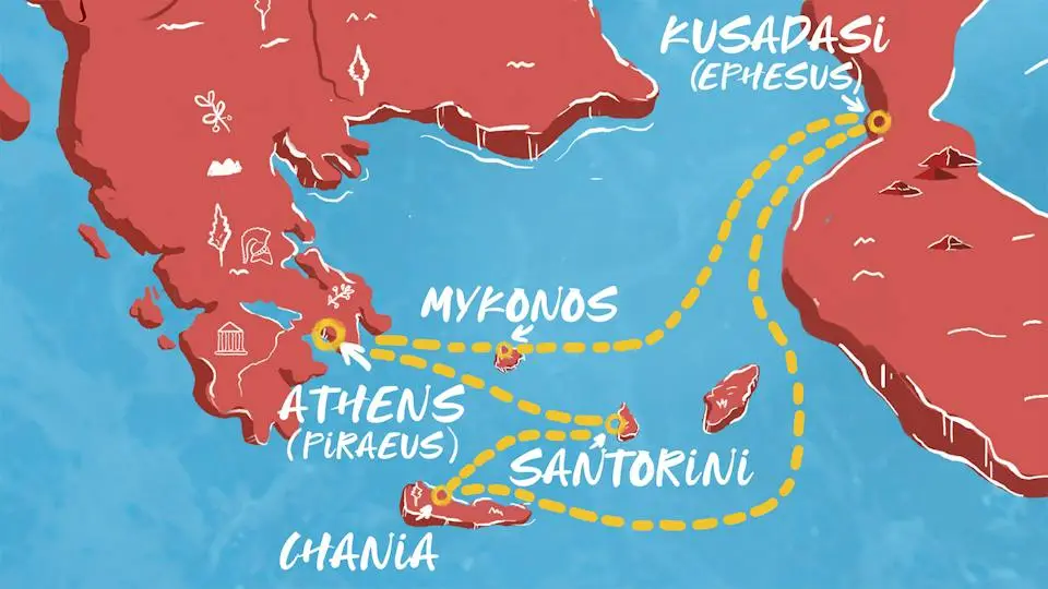 7-Night Greek Isles Cruises from Athens | Adults-Only
