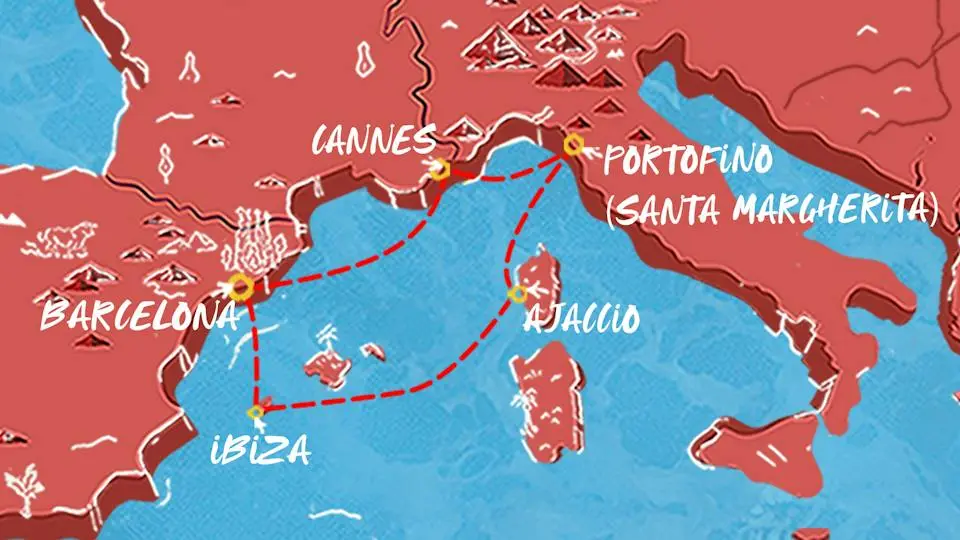 7-Nights - French Riviera, Italy & Ibiza Overnight Summer Cruise