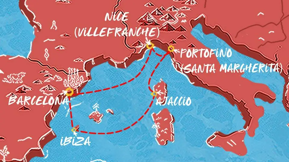 7-Nights - French Riviera, Italy & Ibiza Summer Cruise