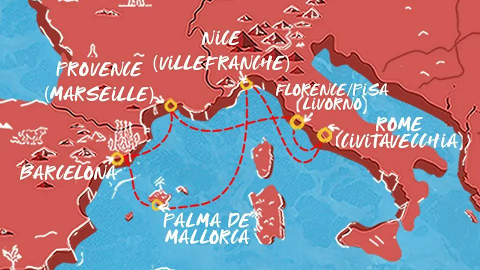 7-Nights - French Riviera, Italy & Spain Summer Cruise
