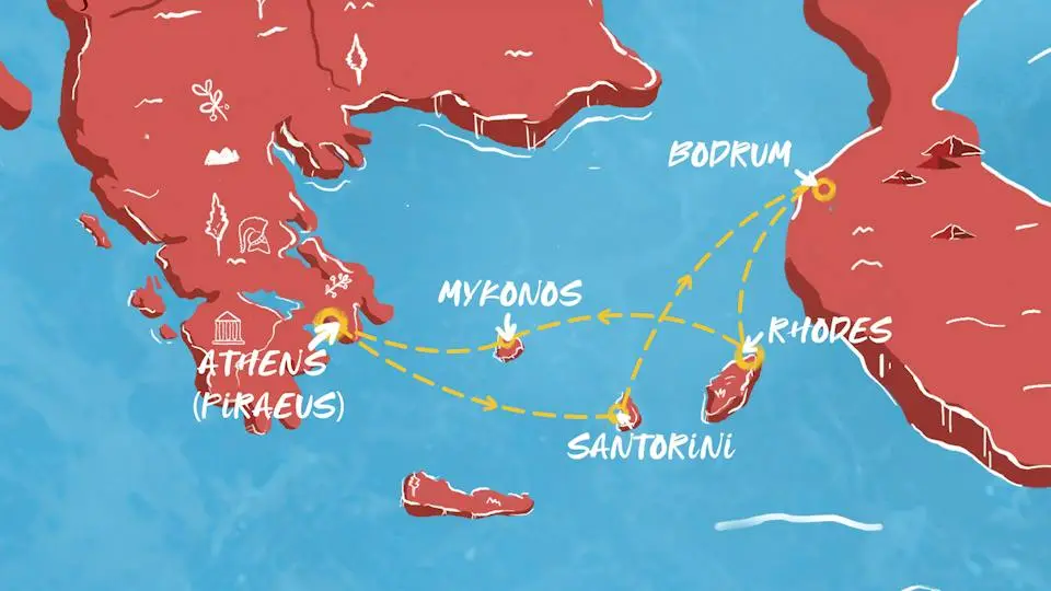 7 Nights Greek Isles & Mykonos Cruises | Rhodes & Bodrum