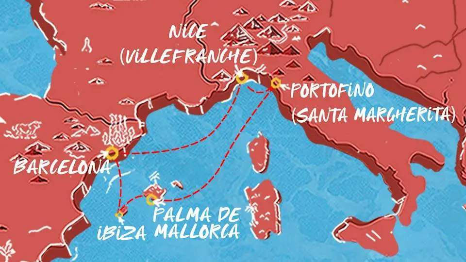 7-Nights - French Riviera, Italy & Ibiza Overnight Summer Cruise