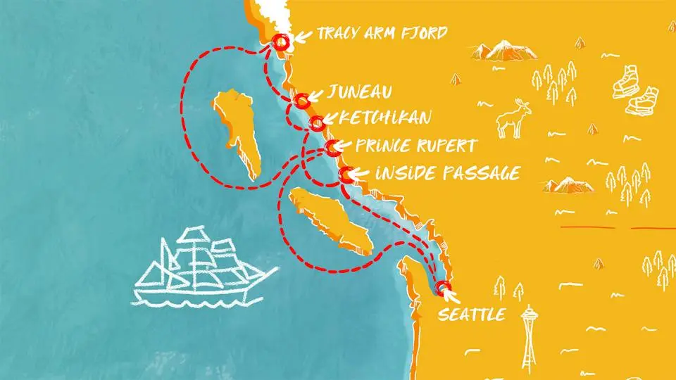 Cruises from Seattle to Alaska | 7-Night Cruise