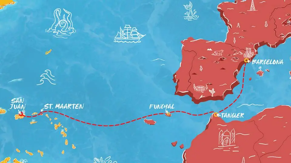 San Juan to Spain Transatlantic Cruise | 12-Nights Summer Voyage