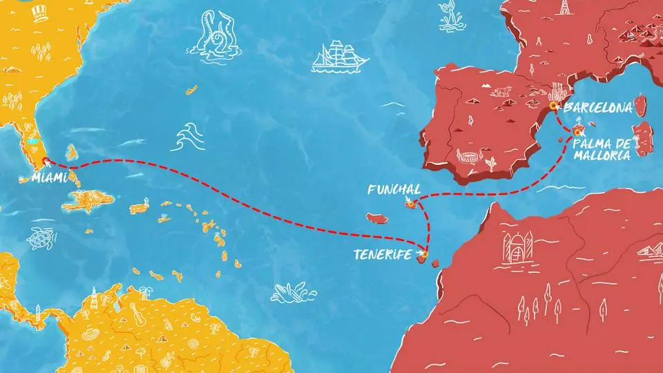 14-Nights Spain to Miami Halloween Transatlantic Cruise | Barcelona to Miami
